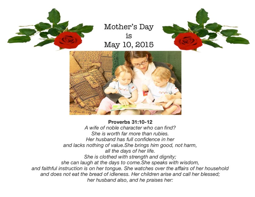 Mother's Day is around the Corner